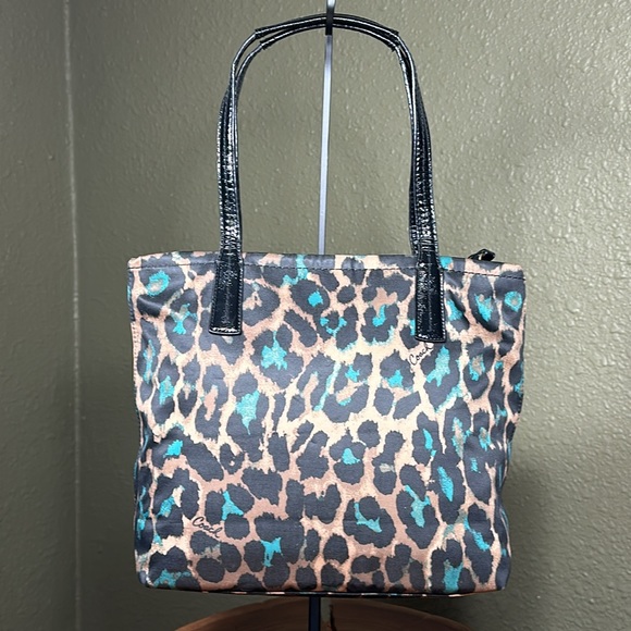 COACH Ocelot Print Tote - Picture 2 of 16
